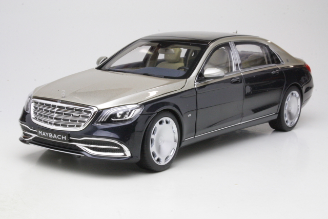 Mercedes Maybach S650 (X222), hopea/sininen - Sulje napsauttamalla kuva