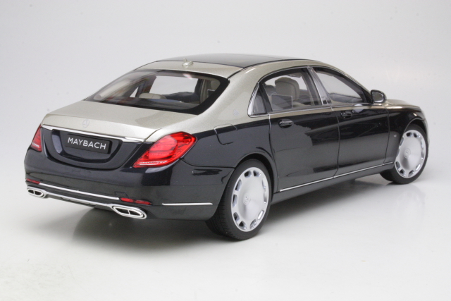 Mercedes Maybach S650 (X222), hopea/sininen - Sulje napsauttamalla kuva