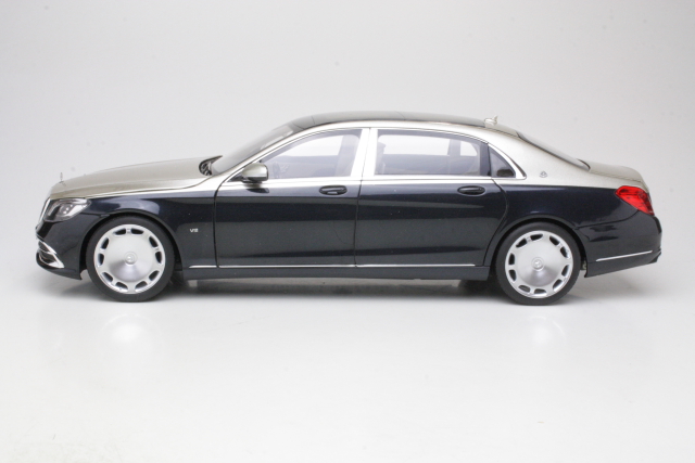 Mercedes Maybach S650 (X222), hopea/sininen - Sulje napsauttamalla kuva