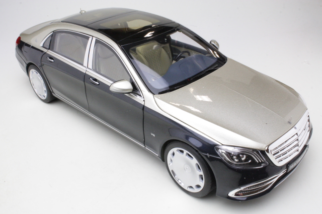 Mercedes Maybach S650 (X222), hopea/sininen - Sulje napsauttamalla kuva