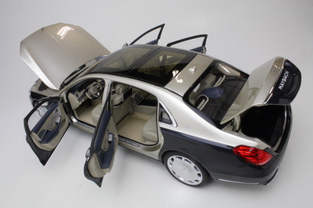 Mercedes Maybach S650 (X222), hopea/sininen