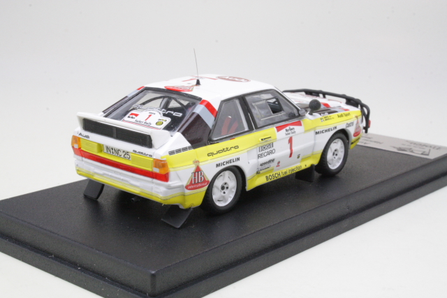 Audi Sport Quattro, Safari 1985, H.Mikkola, no.1 - Sulje napsauttamalla kuva