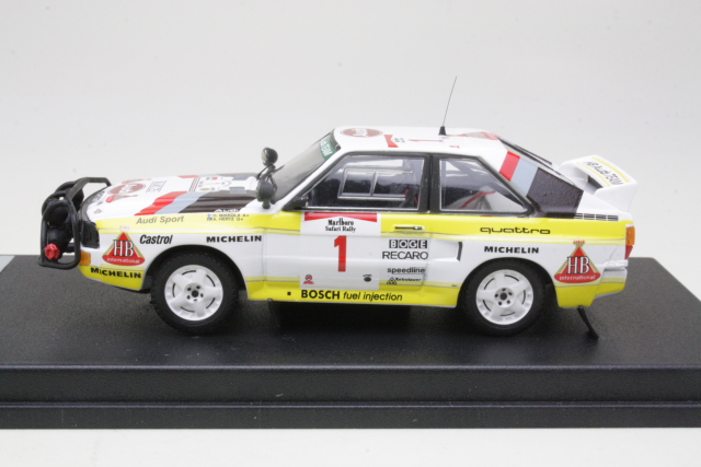 Audi Sport Quattro, Safari 1985, H.Mikkola, no.1 - Sulje napsauttamalla kuva