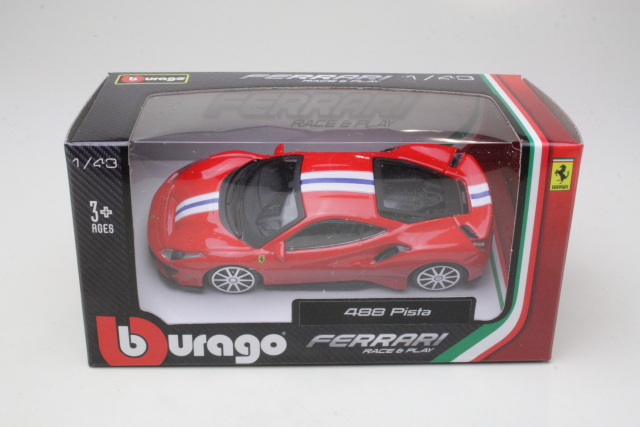 Ferrari 488 Pista 2018, punainen