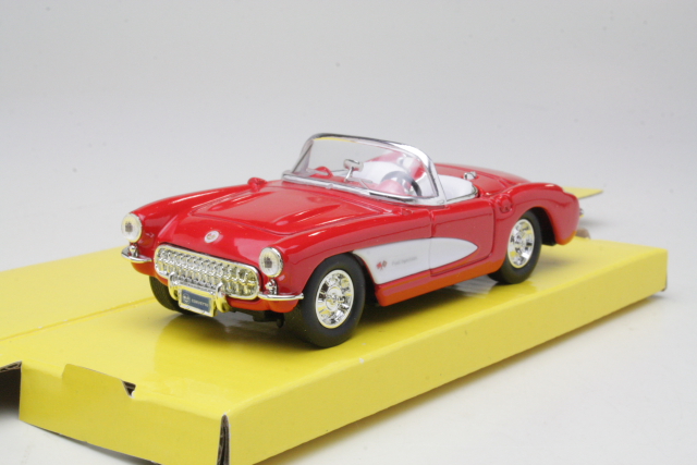 Chevrolet Corvette 1957, punainen