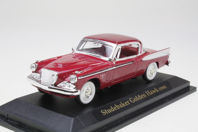 Studebaker Golden Hawk 1958, punainen - Sulje napsauttamalla kuva