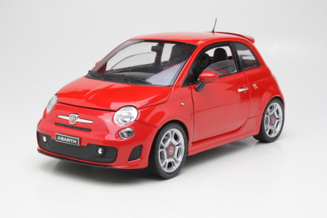 Fiat 500 Abarth, red