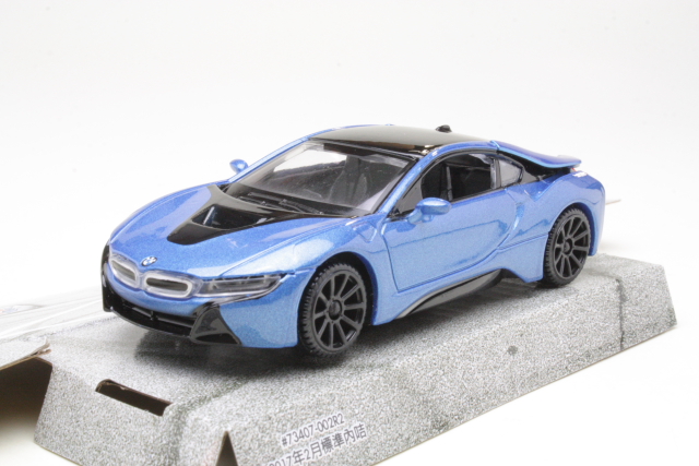 BMW i8 Coupe 2017, blue