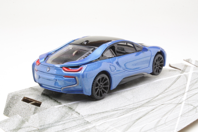 BMW i8 Coupe 2017, sininen