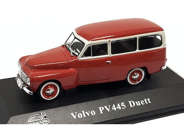 Volvo PV445 Duett, punainen/valkoinen - Sulje napsauttamalla kuva