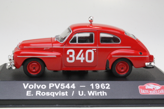 Volvo PV544, Monte Carlo 1962, E.Rosqvist, no.340 - Sulje napsauttamalla kuva