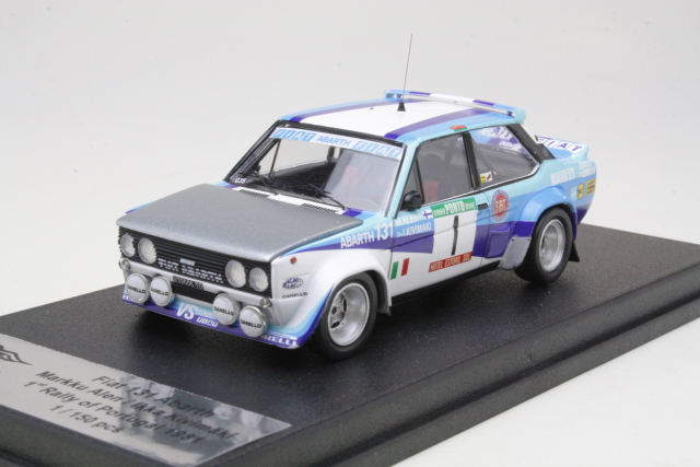 Fiat 131 Abarth, 1st. Portugal 1981, M.Alen, no.1