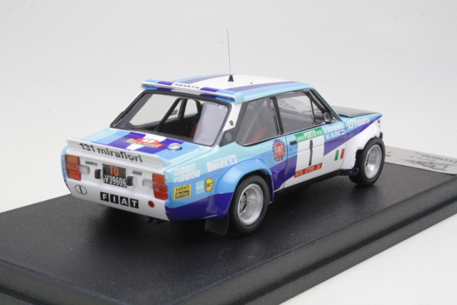 Fiat 131 Abarth, 1st. Portugal 1981, M.Alen, no.1