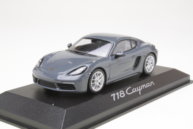 Porsche 718 Cayman 982, harmaa - Sulje napsauttamalla kuva