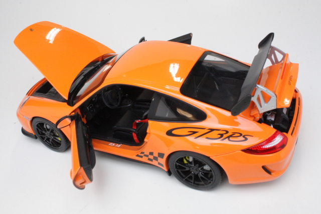 Porsche 911 (997-2) GT3 RS 2009, oranssi - Sulje napsauttamalla kuva