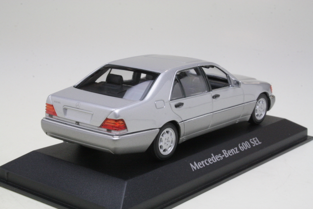 Mercedes 600SEL (w140) 1991, silver - Click Image to Close