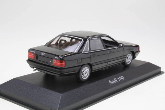 Audi 100 1990, black - Click Image to Close
