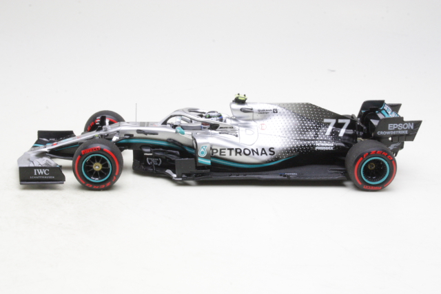 Mercedes AMG W10, 2nd. British GP 2019, V.Bottas, no.77 - Click Image to Close