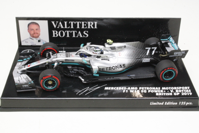 Mercedes AMG W10, 2nd. British GP 2019, V.Bottas, no.77