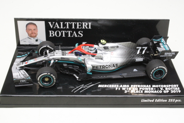 Mercedes-AMG W10, 3rd. Monaco GP 2019, V.Bottas, no.77 - Click Image to Close