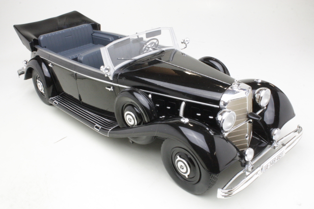 Mercedes 770 (w150) Convertible 1938, musta - Sulje napsauttamalla kuva