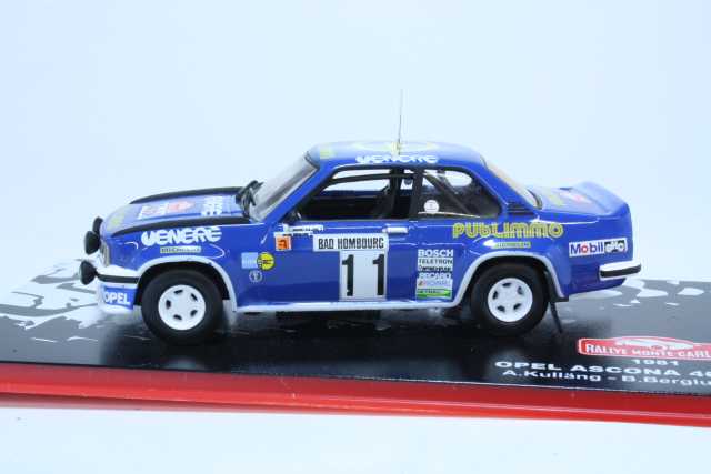 Opel Ascona B 400, Monte Carlo 1981, A.Kullang, no.11