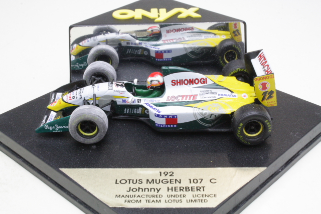 Lotus Mugen 107C, J.Herbert, no.12
