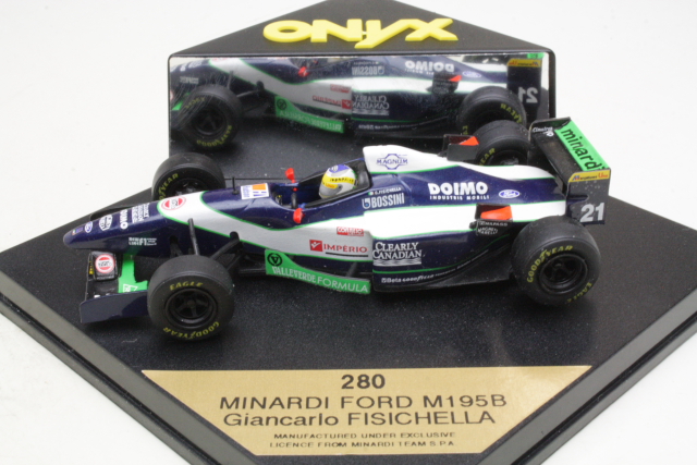 Minardi Ford M195B, F1 1996, G.Fisichella, no.21 - Sulje napsauttamalla kuva