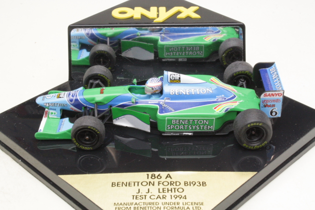 Benetton Ford B193B, Test Car 1994, J.J.Lehto, no.6 - Sulje napsauttamalla kuva