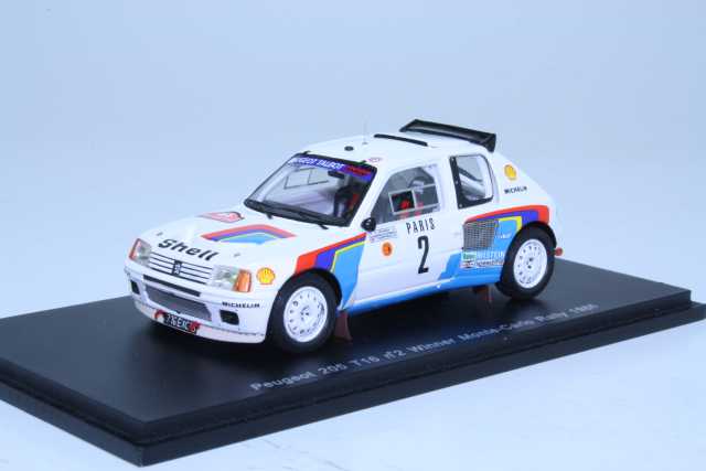 Peugeot 205 T16, 1st. Monte Carlo 1985, A.Vatanen, no.2 - Sulje napsauttamalla kuva