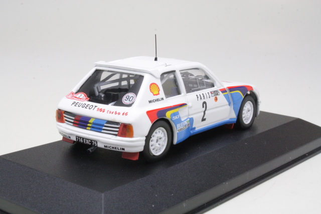 Peugeot 205 T16, 1st. Monte Carlo 1985, A.Vatanen, no.2
