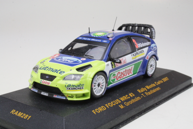 Ford Focus WRC, Monte Carlo 2007, M.Grönholm, no.3