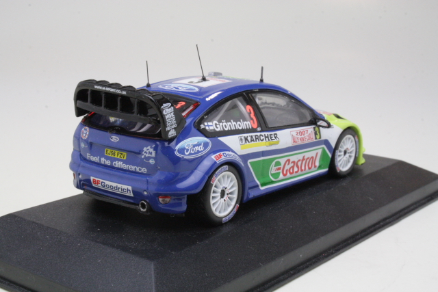 Ford Focus WRC, Monte Carlo 2007, M.Grönholm, no.3 - Sulje napsauttamalla kuva