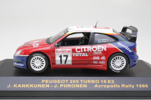 Citroen Xsara WRC, Monte Carlo 2003, C.McRae, no.17 - Sulje napsauttamalla kuva