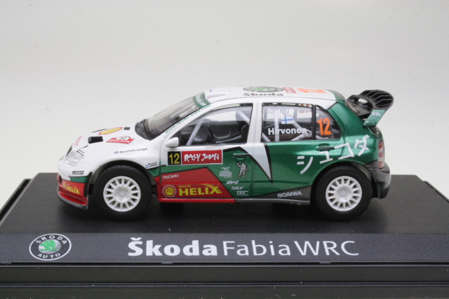 Skoda Fabia WRC Evo 2, Rallye Japan 2005, M.Hirvonen, no.12 - Sulje napsauttamalla kuva