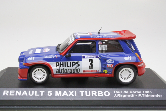 Renault 5 Maxi Turbo, Tour de Corse 1985, J.Ragnotti, no.3 - Sulje napsauttamalla kuva