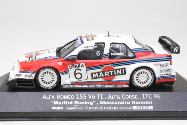 Alfa Romeo 155 V6 Ti, ITC 1996, A.Nannini, no.6 - Sulje napsauttamalla kuva