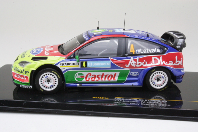 Ford Focus RS WRC, 1st. Rally Sweden 2008, J-M.Latvala, no.4