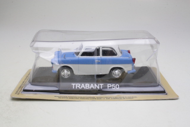 Trabant P50 1958, blue/white