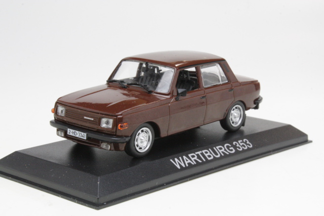 Wartburg 353W 1985, ruskea