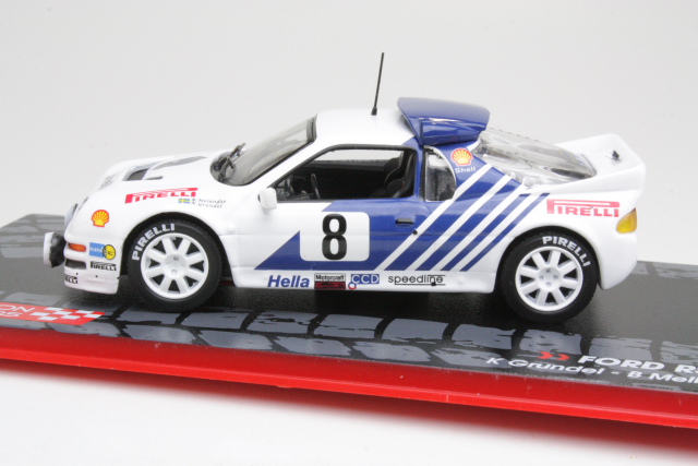 Ford RS200, Sweden 1986, K.Grundel, no.8 - Sulje napsauttamalla kuva