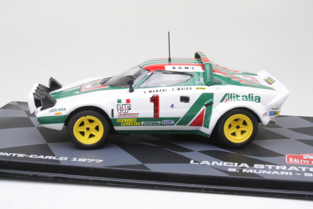 Lancia Stratos HF, 1st. Monte Carlo 1977, S.Munari, no.1