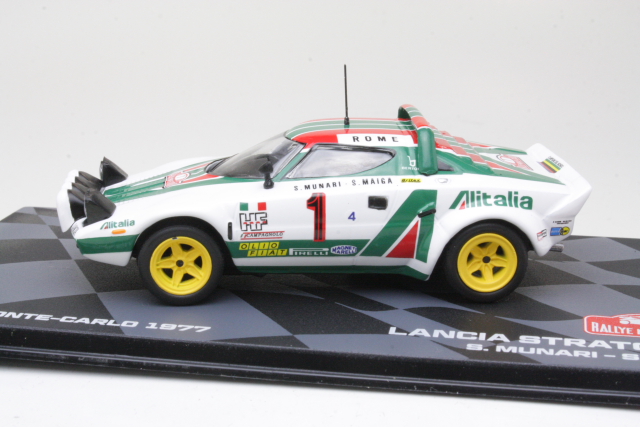 Lancia Stratos HF, 1st. Monte Carlo 1977, S.Munari, no.1 - Sulje napsauttamalla kuva