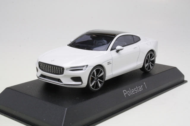 Polestar 1 Hybrid 2020, valkoinen - Sulje napsauttamalla kuva