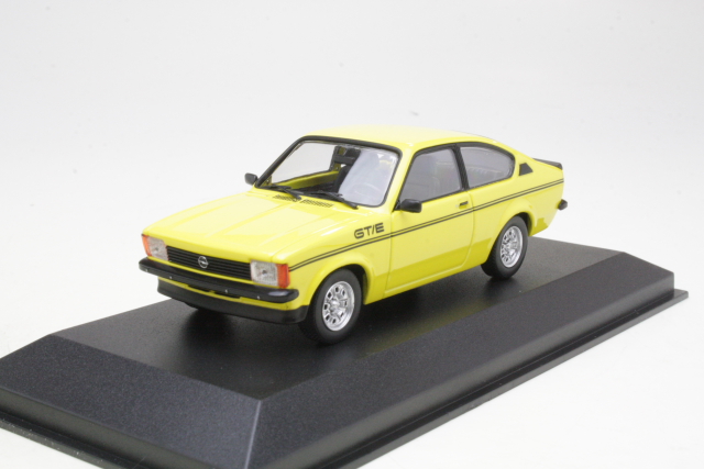 Opel Kadett C GT/E 1978, keltainen - Sulje napsauttamalla kuva