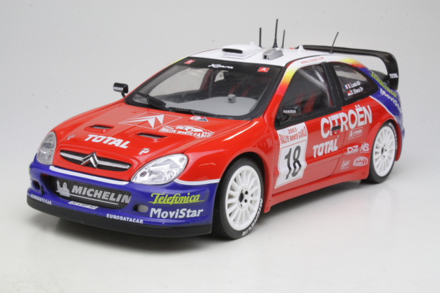 Citroen Xsara WRC, Monte Carlo 2003, S.Loeb, no.18 - Sulje napsauttamalla kuva