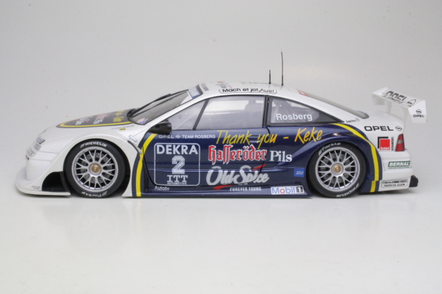 Opel Calibra V6, DTM 1995, K.Rosberg, no.2 "Thank you - Keke" - Sulje napsauttamalla kuva