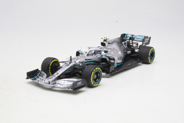 Mercedes AMG W10, 2nd. Chinese GP 2019, V.Bottas, no.77 - Sulje napsauttamalla kuva