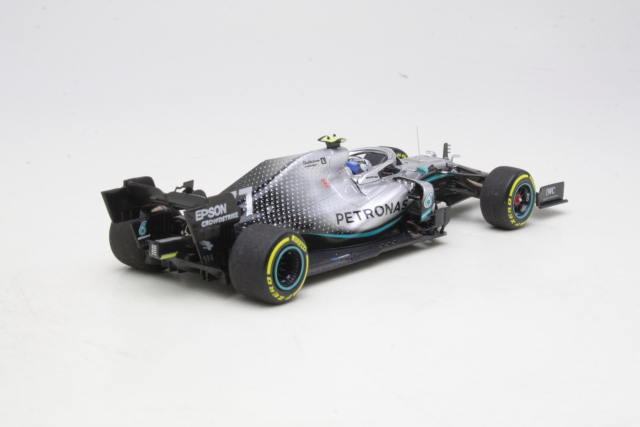 Mercedes AMG W10, 2nd. Chinese GP 2019, V.Bottas, no.77