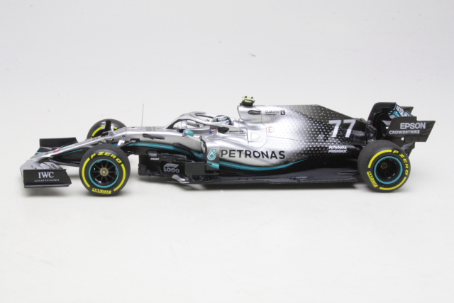 Mercedes AMG W10, 2nd. Chinese GP 2019, V.Bottas, no.77 - Sulje napsauttamalla kuva